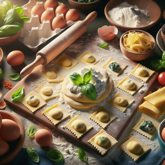 Obraz przedstawiający: Jak przygotować domowe ravioli? Włoski przysmak krok po kroku