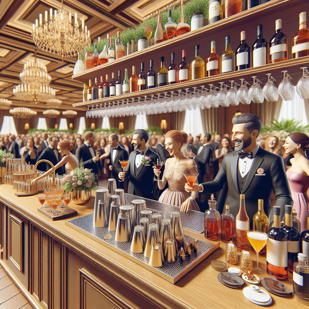 Obraz przedstawiający: Czy warto wynająć open bar na wesele?